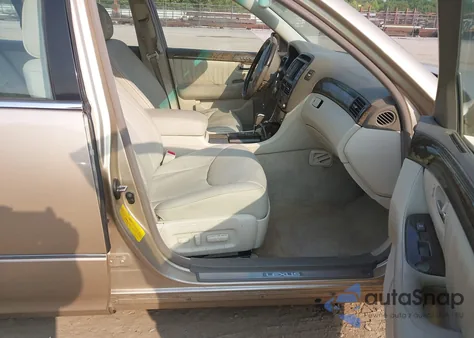 2001 Lexus Ls 430 из США, поврежденный, VIN JTHBN30F410012720